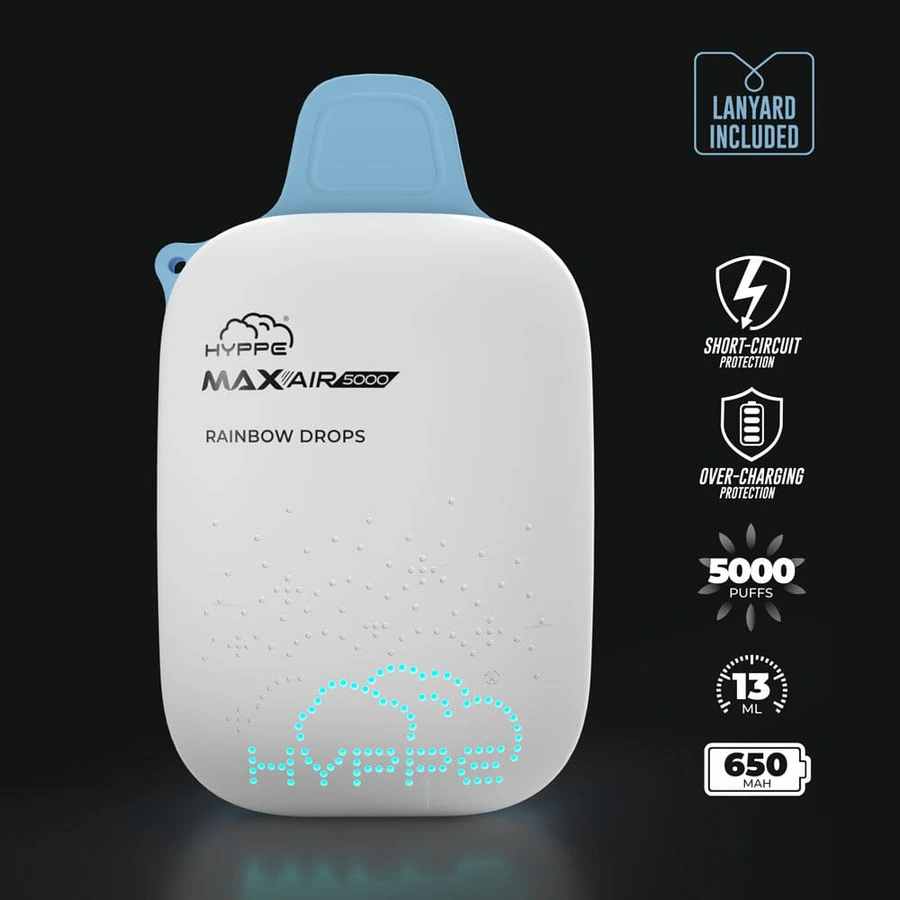 Hyppe Bar Hyppe Max Air Disposable 5000 Puffs 13mL 50mg image 1