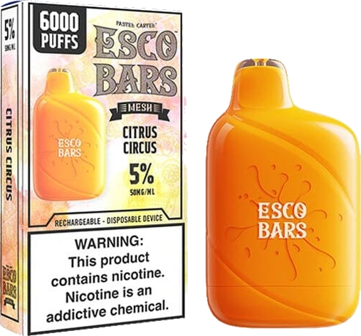 Esco Bars Mesh Disposable 6000 Puffs 15mL 50mg image 1