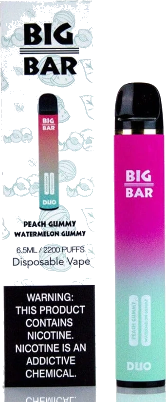Big Bar DUO 5% Disposable (Individual) - 2200 Puffs image 1