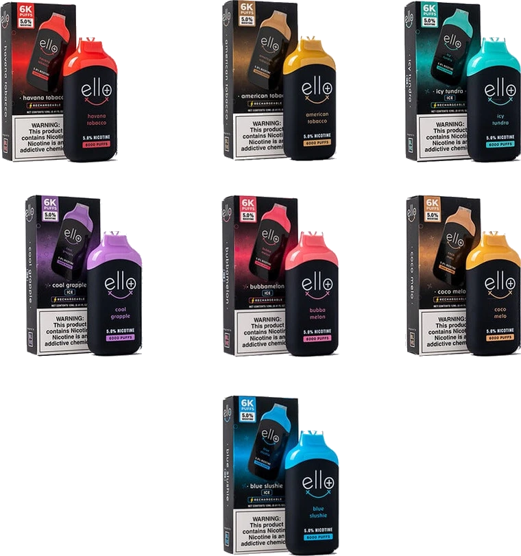 BLVK Ello Plus Disposable 6000 Puffs 12mL 50mg image 1