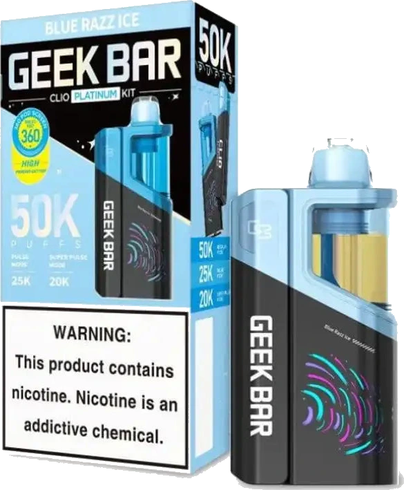 Geek Bar Clio Platinum Kit 50K Disposable Vape image 1