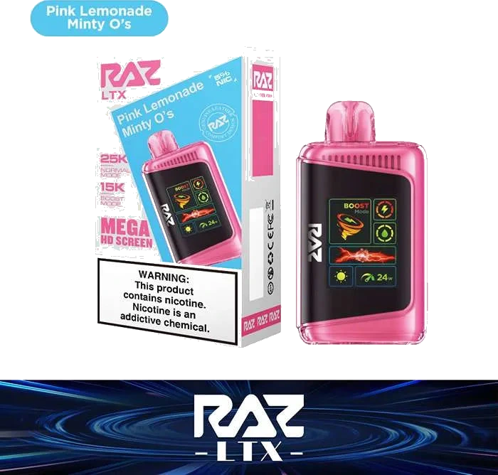 Pink Lemonade Minty Raz Vape image 1